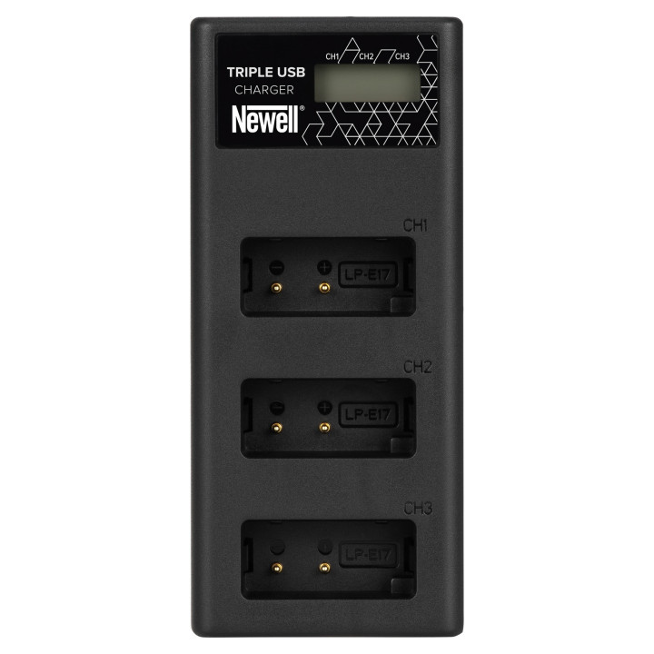 Ładowarka trzykanałowa CD-USB-C do akumulatorów LP-E17 do Canon