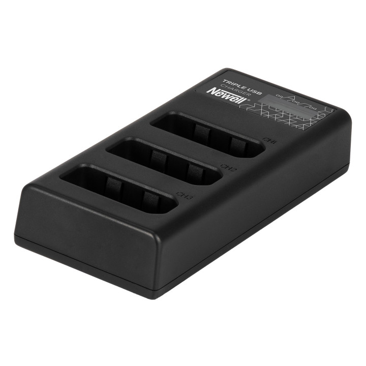 Ładowarka trzykanałowa CD-USB-C do akumulatorów EN-EL14 do Nikon