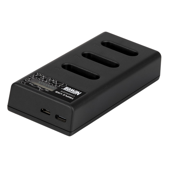 Ładowarka trzykanałowa CD-USB-C do akumulatorów NP-BX1 do Sony
