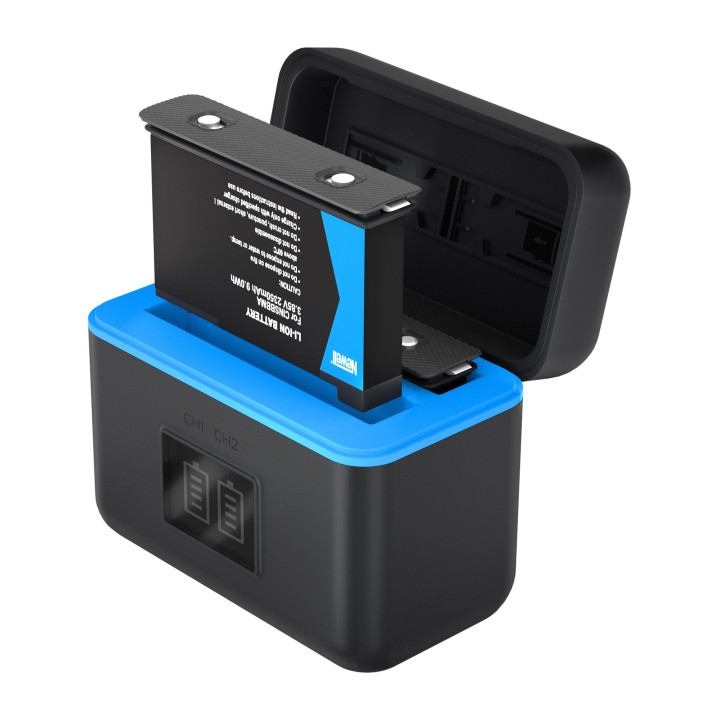 Ładowarka dwukanałowa STD-USB do akumulatorów CINSBBMA do Insta360 X4
