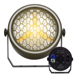 Oświetlenie sceniczne retro LED DMX 3x30W WW COB