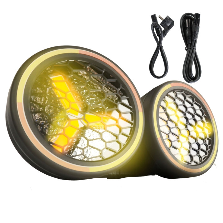 Ruchomy efekt oświetleniowy LED DMX 6x40W WW EVOLIGHTS LUMEN ROTO DUO