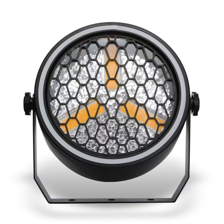 Oświetlenie sceniczne retro LED DMX 3x30W WW COB
