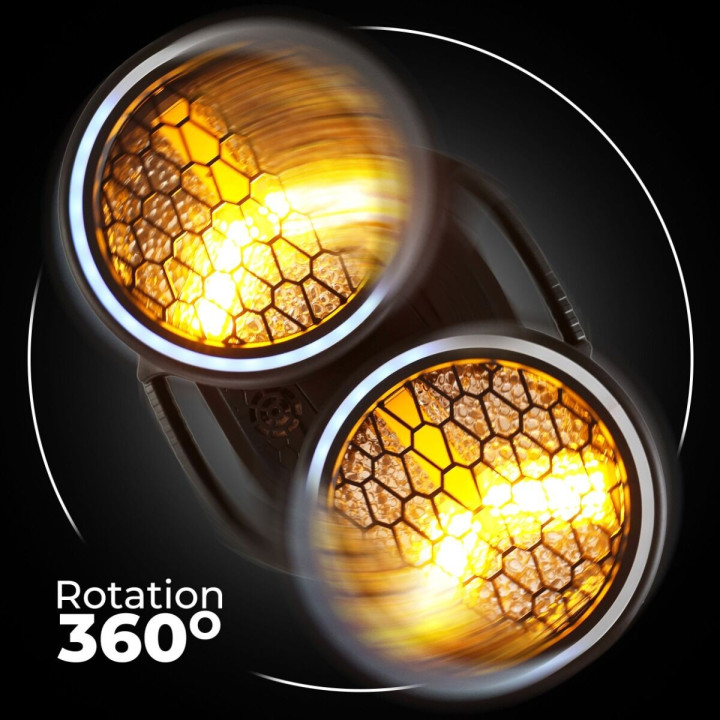 Ruchomy efekt oświetleniowy LED DMX 6x40W WW EVOLIGHTS LUMEN ROTO DUO