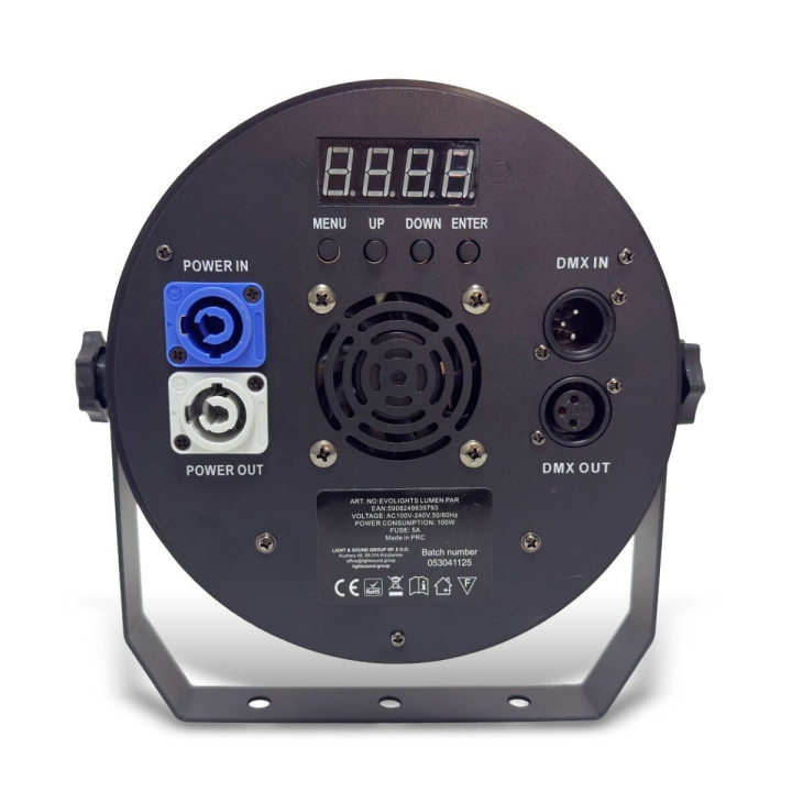 Oświetlenie sceniczne retro LED DMX 3x30W WW COB