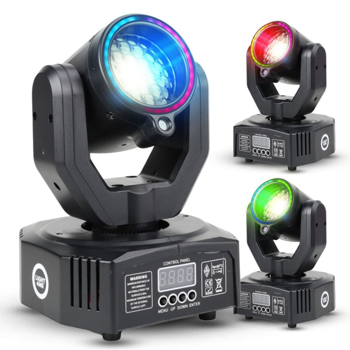Głowica ruchoma FX LED DMX gobo beam ring laser zielony 50 mW