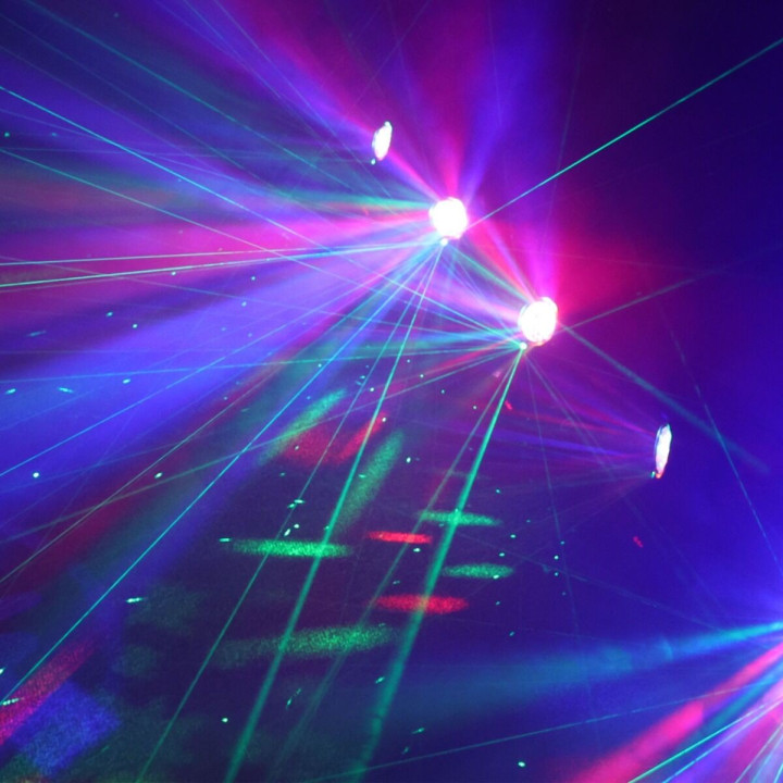 Głowica ruchoma FX LED DMX gobo beam ring laser zielony 50 mW