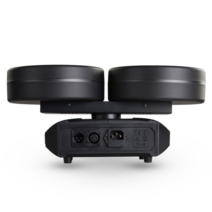 Ruchomy efekt oświetleniowy LED DMX 6x40W WW EVOLIGHTS LUMEN ROTO DUO