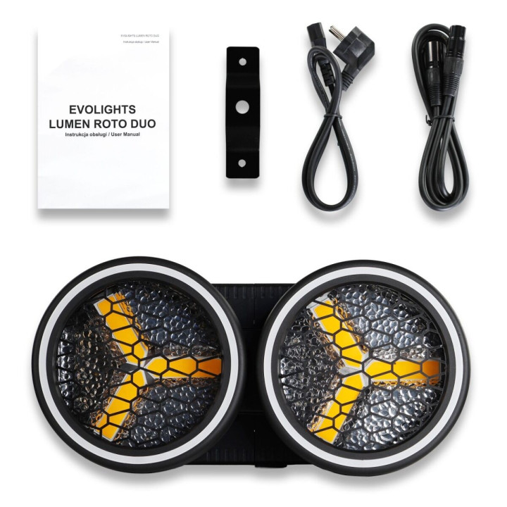 Ruchomy efekt oświetleniowy LED DMX 6x40W WW EVOLIGHTS LUMEN ROTO DUO