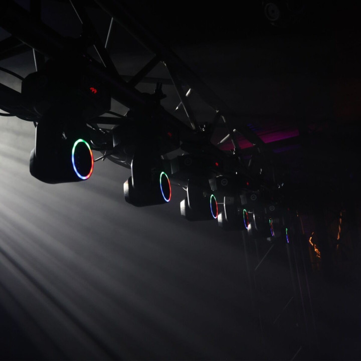 Głowica ruchoma FX LED DMX gobo beam ring laser zielony 50 mW