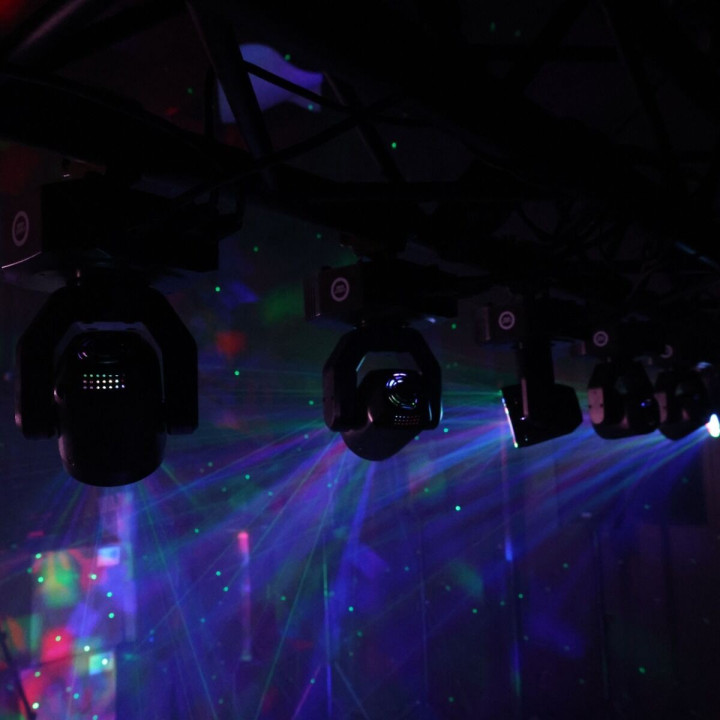 Głowica ruchoma FX LED DMX gobo beam ring laser zielony 50 mW