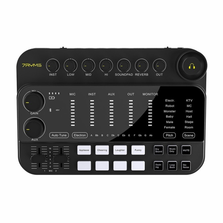 interfejs audio 7Caster SE2 - XLR / 3,5mm / jack 6,35mm / Bluetooth