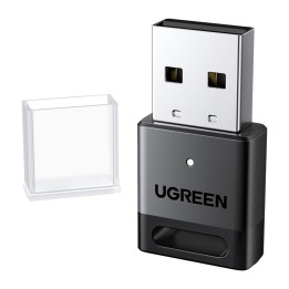 Adapter Bluetooth 6.0 USB zasięg 20m czarny UGREEN 75073