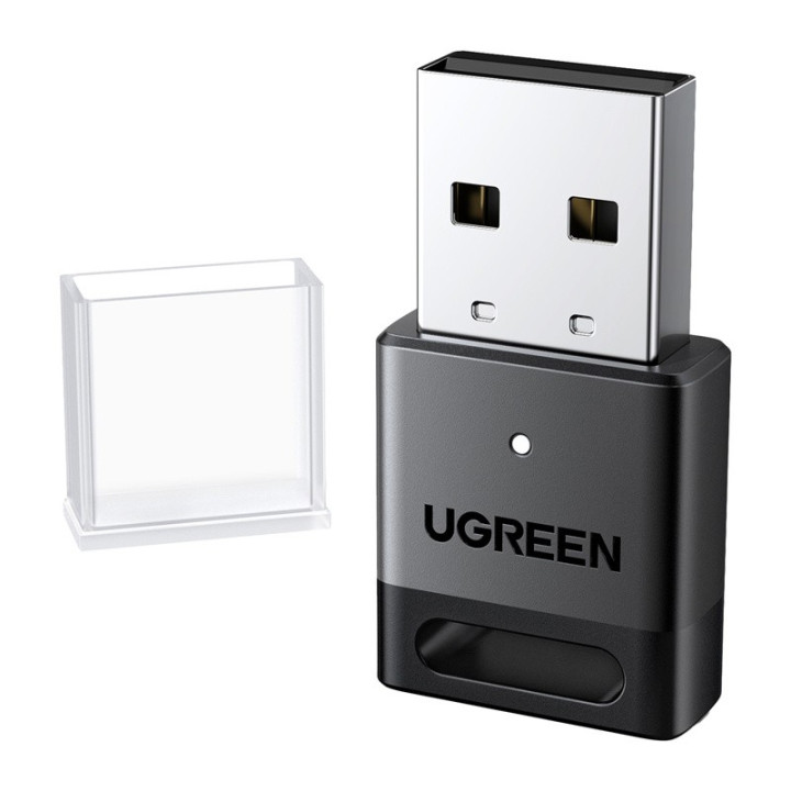 Adapter Bluetooth 6.0 USB zasięg 20m czarny UGREEN 75073
