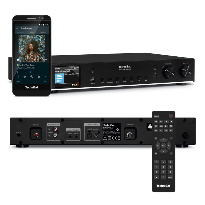 Radio internetowe cyfrowe WiFi TECHNISAT DIGITRADIO 143 (V3)