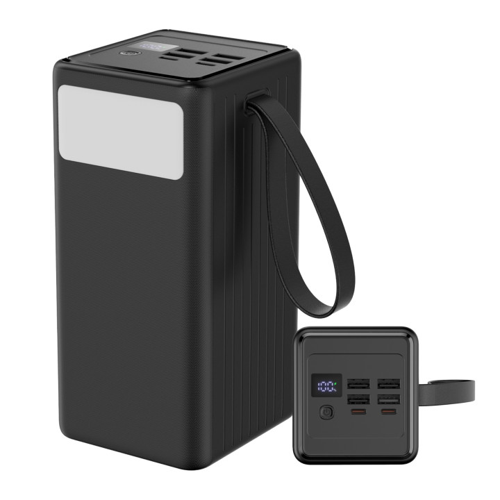 Power bank 60000 mAh 65W PD latarka USB-C 1M  PLATINET PMPB6065