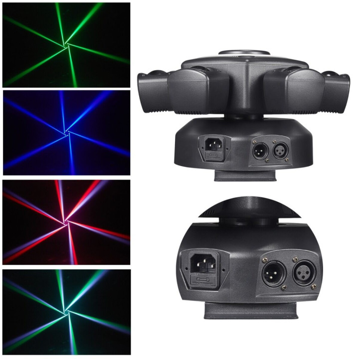 Ruchomy multiefekt świetlny 7w1 LED DMX BEAM GOBO STROBO LASER