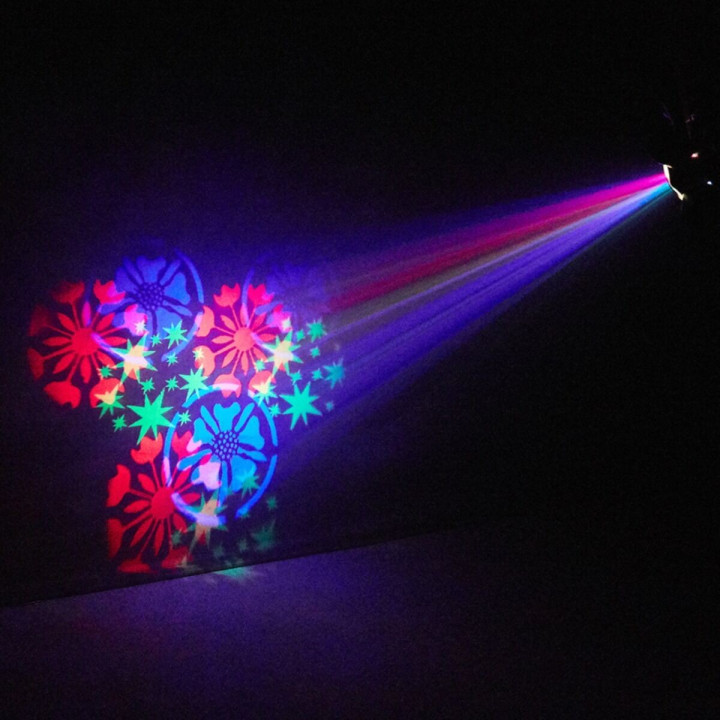 Ruchomy multiefekt świetlny 7w1 LED DMX BEAM GOBO STROBO LASER
