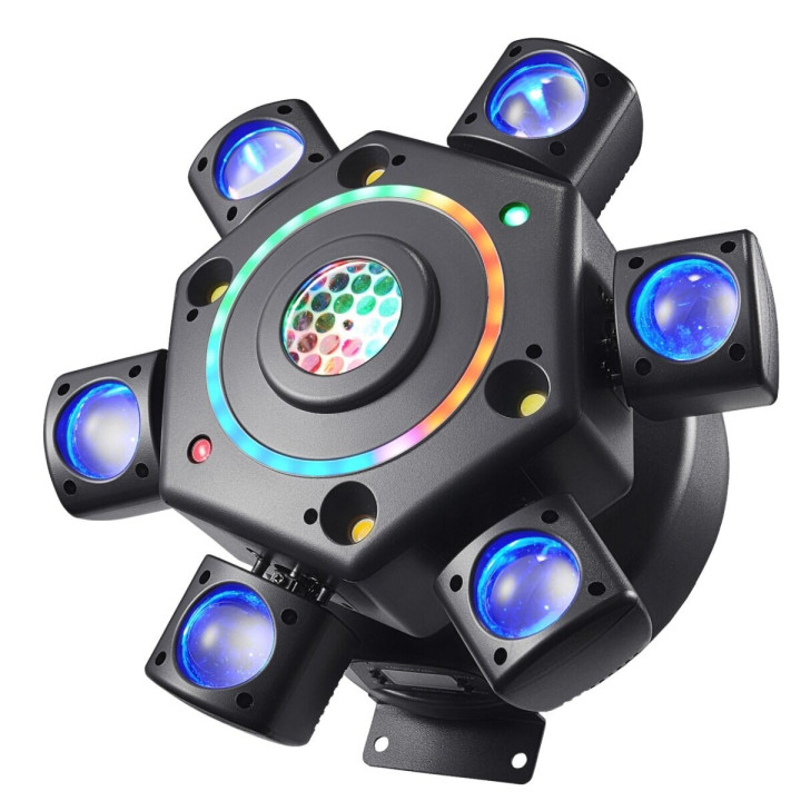 Ruchomy multiefekt świetlny 7w1 LED DMX BEAM GOBO STROBO LASER