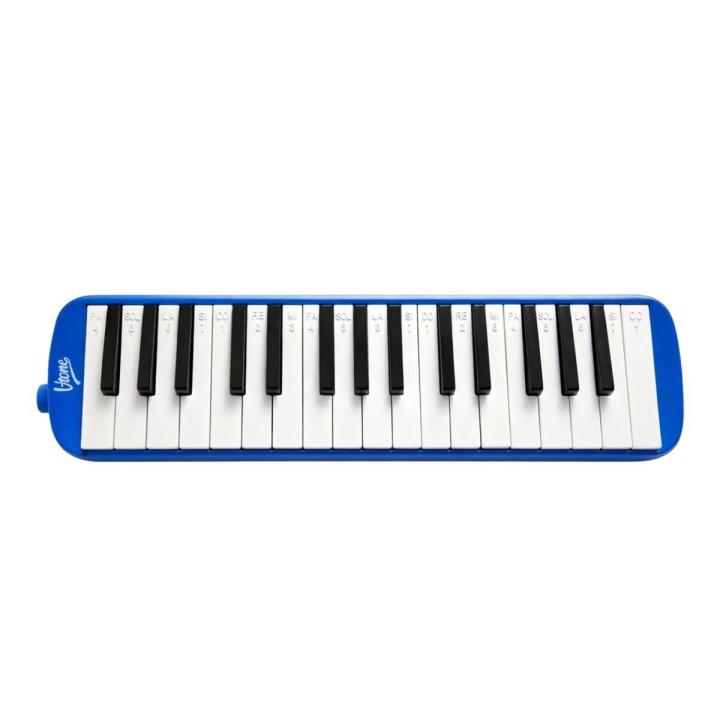 Harmonijka klawiszowa niebieska 32-klawiszowa 40,5 cm torba transporto