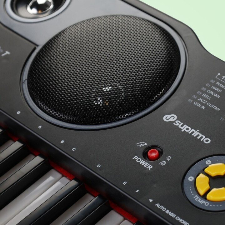 Keyboard elektroniczny edukacyjny 61 klawiszy mikrofon MP3 SUPRIMO