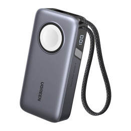Powerbank 10000mAh 30W z kablem USB-C szary UGREEN 55434B