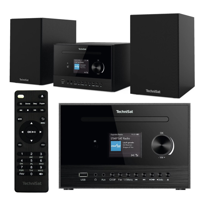 Wieża stero z radiem internetowym TECHNISAT Classic 800 IR