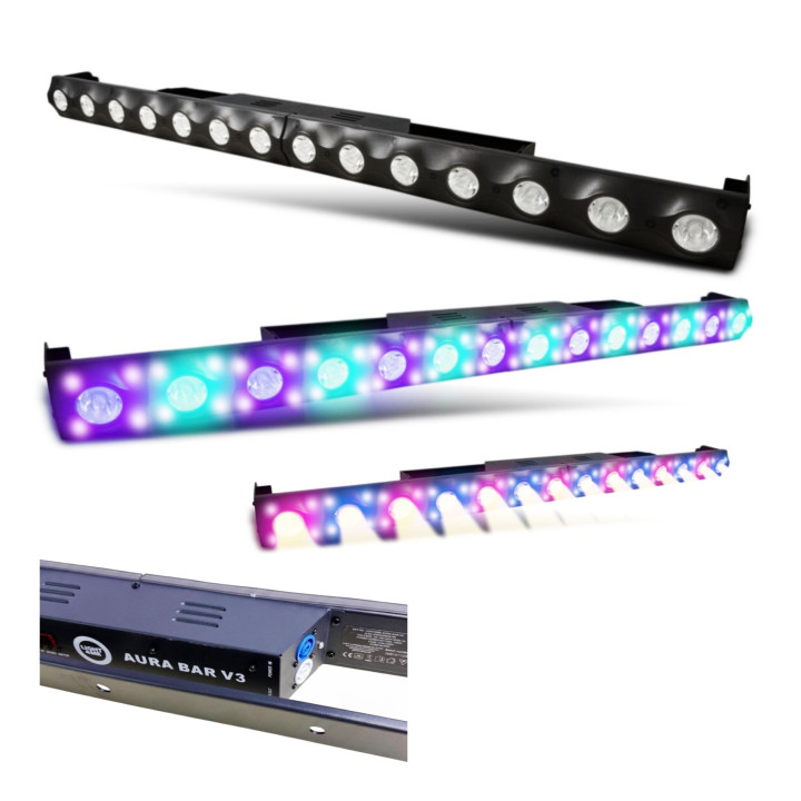Listwa oświetleniowa LED DMX 14x3W WW + 56x0,3W LIGHT4ME AURA BAR V3