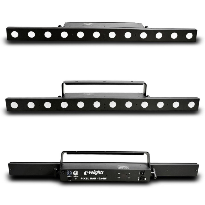 Listwa oświetleniowa LED DMX EVOLIGHTS PIXEL BAR 12x4W RGBA
