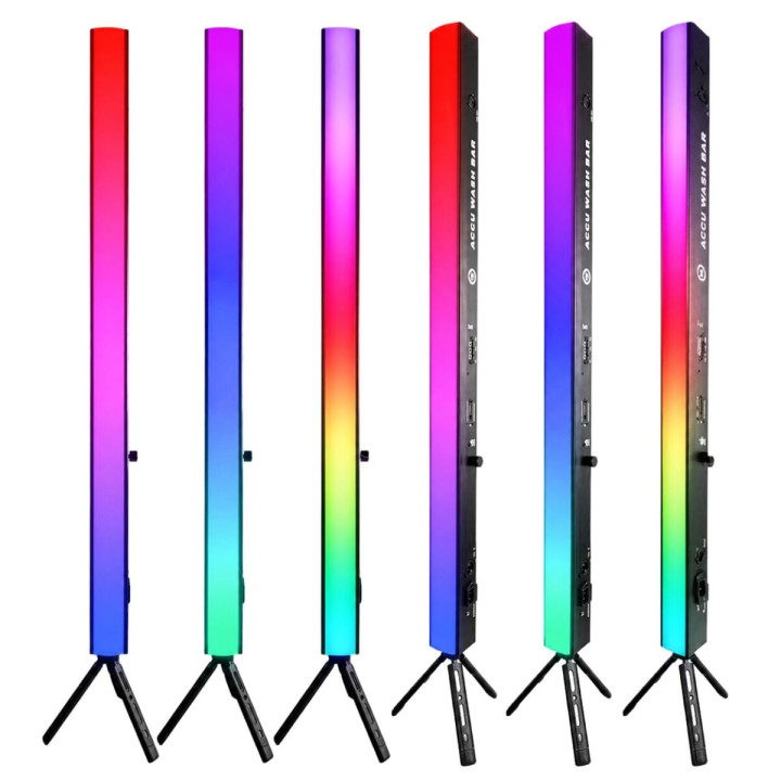 Listwa oświetleniiowa LED DMX RGB akumulatorowa LIGHT4ME ACCU WASH