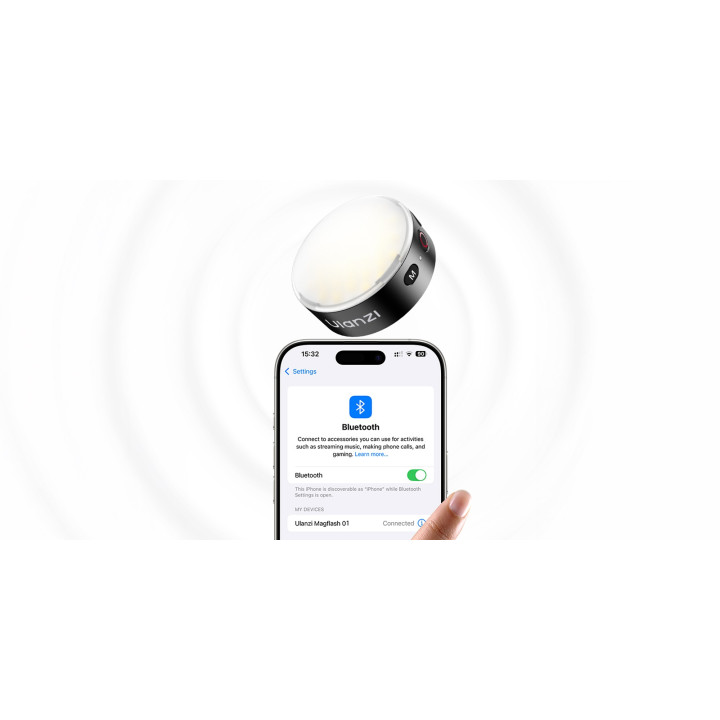 Lampa błyskowa do smartfona - WB (2500 K - 8500 K) Ulanzi MFL01