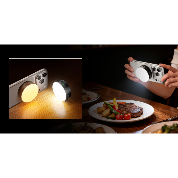 Lampa błyskowa do smartfona - WB (2500 K - 8500 K) Ulanzi MFL01