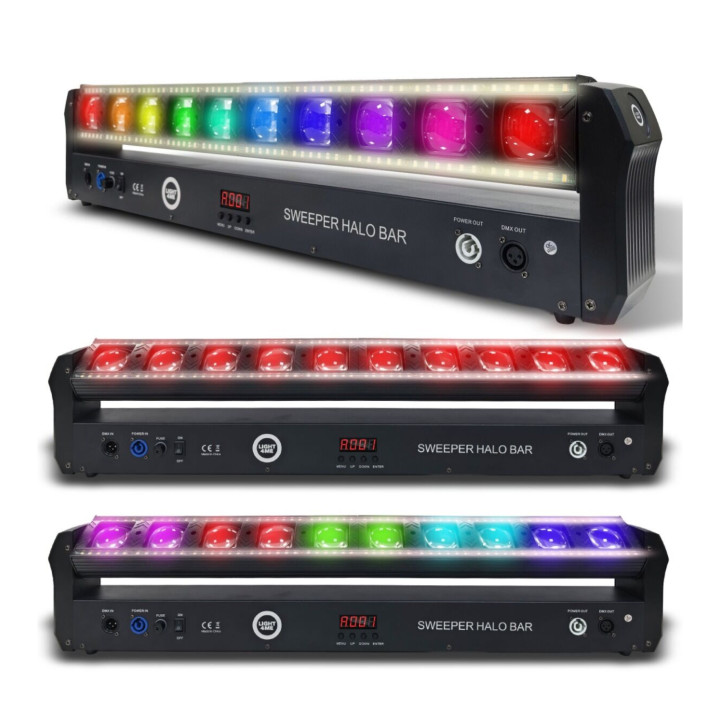 Ruchoma listwa oświetleniowa LED DMX 10x30W RGBW  SWEEPER HALO BAR