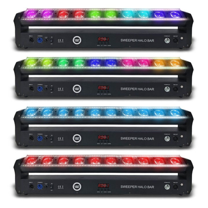 Ruchoma listwa oświetleniowa LED DMX 10x30W RGBW  SWEEPER HALO BAR
