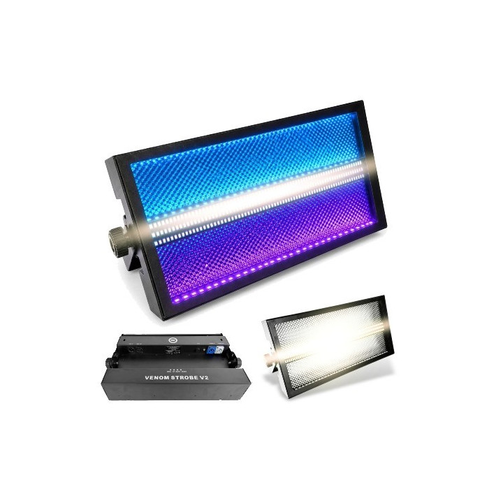 Stroboskopowy efekt oświetleniowy LED DMX LIGHT4ME VENOM STROBE V2