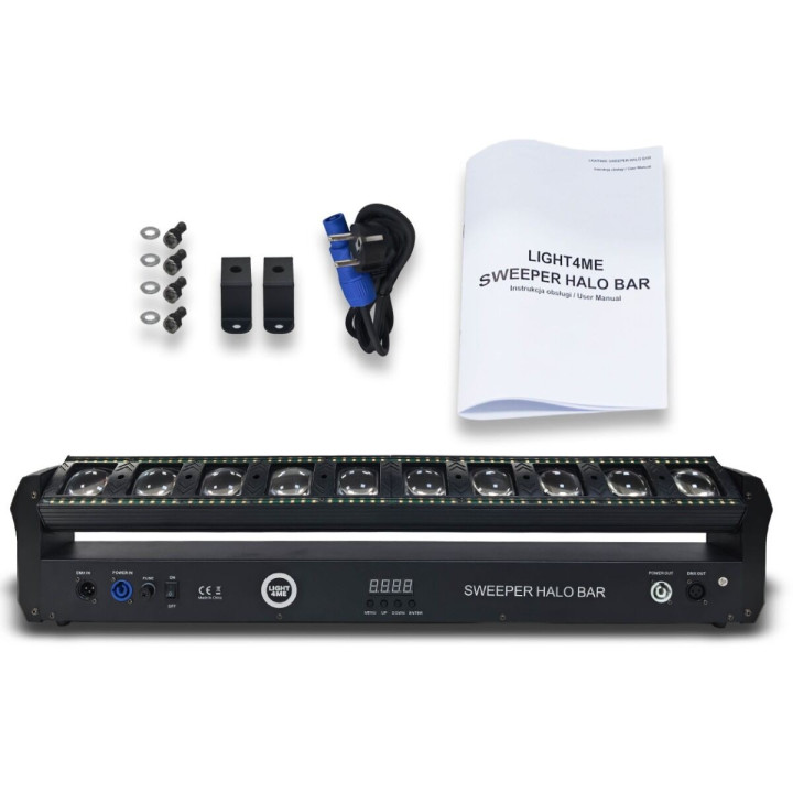 Ruchoma listwa oświetleniowa LED DMX 10x30W RGBW  SWEEPER HALO BAR