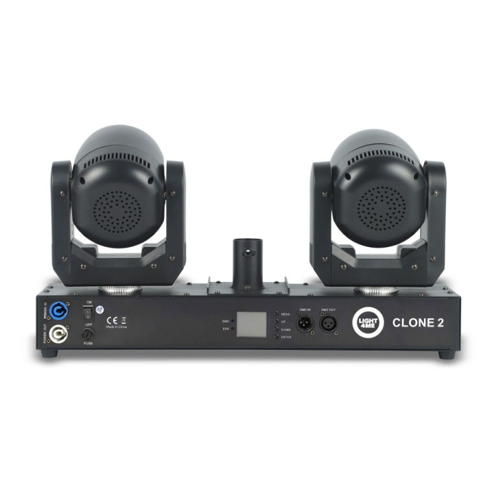 Multiefekt oświetleniowy 3w1 LED DMX 2x głowica ruchoma CLONE 2