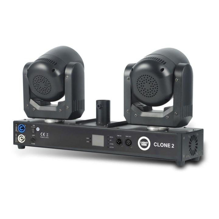Multiefekt oświetleniowy 3w1 LED DMX 2x głowica ruchoma CLONE 2