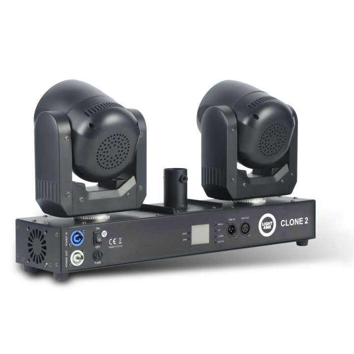 Multiefekt oświetleniowy 3w1 LED DMX 2x głowica ruchoma CLONE 2