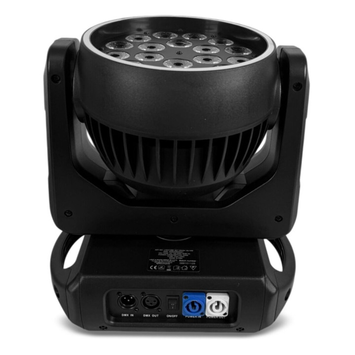 Głowica ruchoma wash LED DMX efekt ring 60x0,2W RGB SKY WASH 18x10W