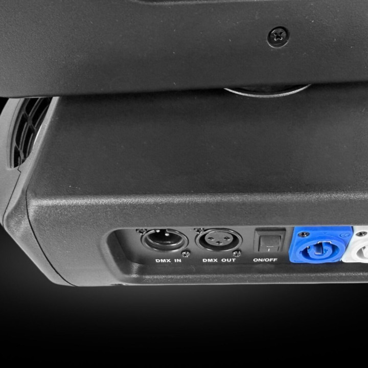 Głowica ruchoma wash LED DMX efekt ring 60x0,2W RGB SKY WASH 18x10W