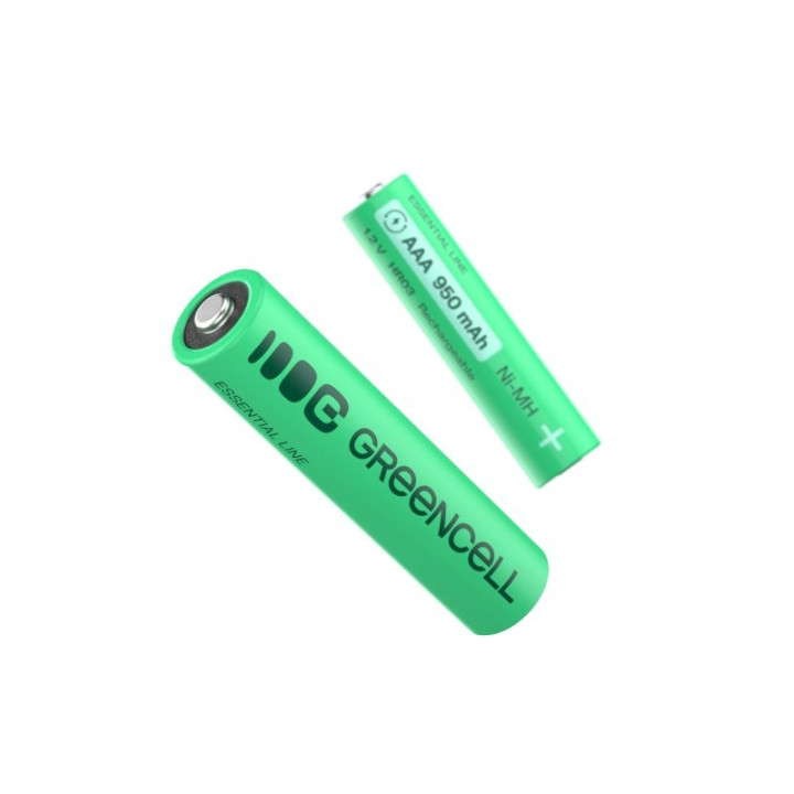 GREEN CELL GR03 Akumulatorki Paluszki 4x AAA HR03 950mAh