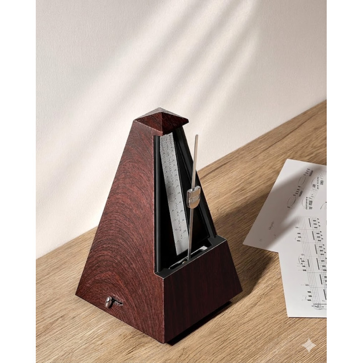 FONOTE MTRNM-01 Metronom mechaniczny brązowy