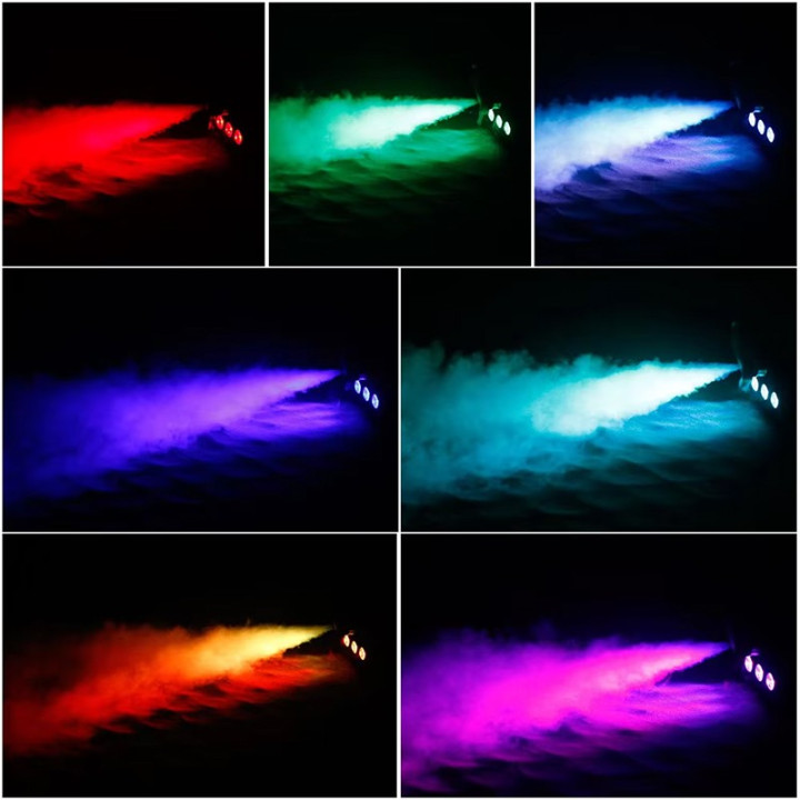 Wytwornica dymu 500W z pilotem 3xLED FONOTE SMK-500-3LED-IR
