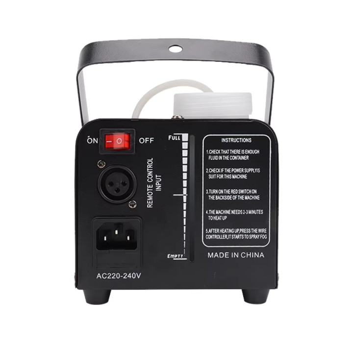 Wytwornica dymu 500W z pilotem 3xLED FONOTE SMK-500-3LED-IR