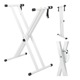Statyw pod keyboard biały FONOTE KXX-1