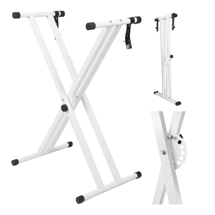 Statyw pod keyboard biały FONOTE KXX-1