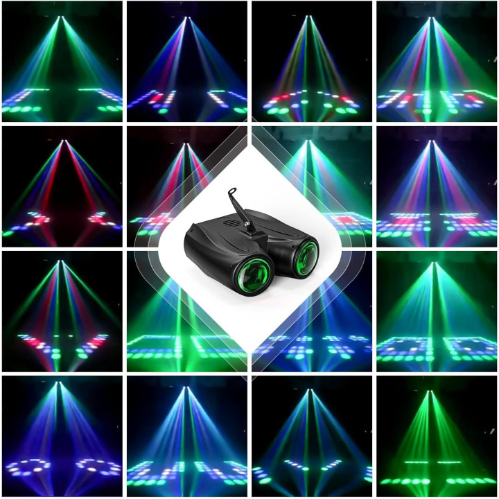 Oświetlenie imprezowe LED RGB FONOTE SPOTLIGHT-DOUBLE