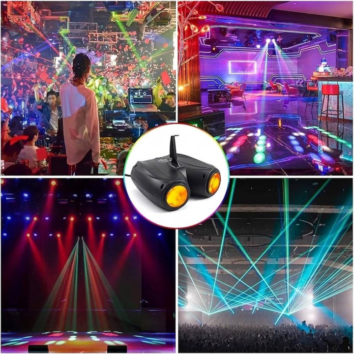 Oświetlenie imprezowe LED RGB FONOTE SPOTLIGHT-DOUBLE