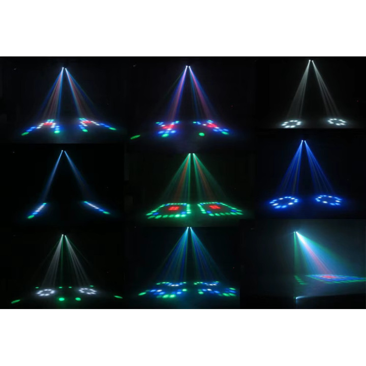 Oświetlenie imprezowe LED RGB FONOTE SPOTLIGHT-DOUBLE